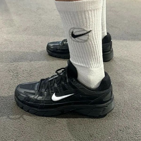 【預購】Nike P-6000 Black White 黑底白勾 全黑 黑魂 復古 Y2K 運動鞋 慢跑鞋 