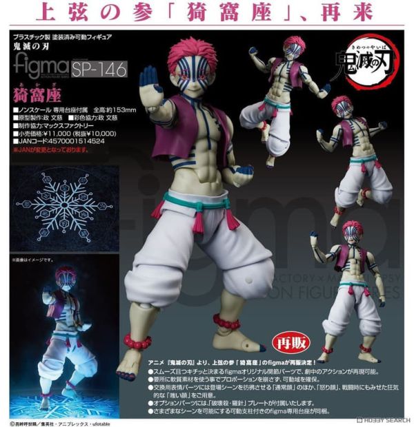 【1026KK】預購 figma《鬼滅之刃》猗窩座 figma《鬼滅之刃》猗窩座