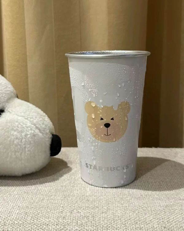 星巴克 Starbucks 遇冷變色杯 小熊 冷變杯 冷水杯 環保杯 共3款 