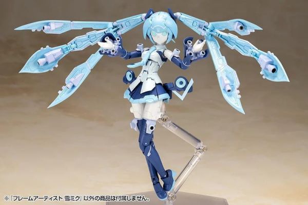 【0422KK】預購 壽屋 組裝模型 Frame Arms 骨裝機兵 藝術家系列 雪初音 壽屋 組裝模型 Frame Arms 骨裝機兵 藝術家系列 雪初音