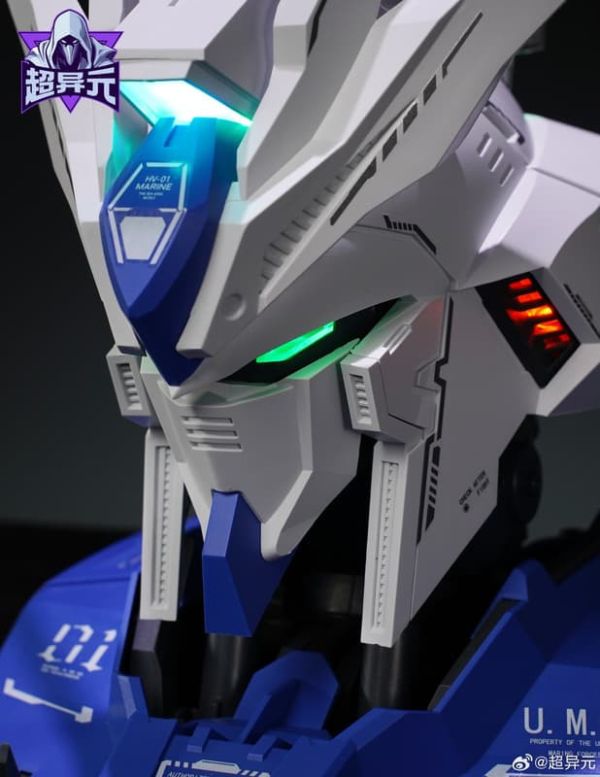 【KK】預購 超異元模型 HW-01 海王勇士精神感應頭像 組裝模型 超異元模型 HW-01 海王勇士精神感應頭像 組裝模型