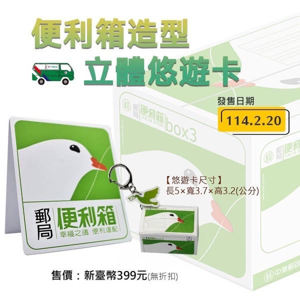 便利箱造型立體悠遊卡 