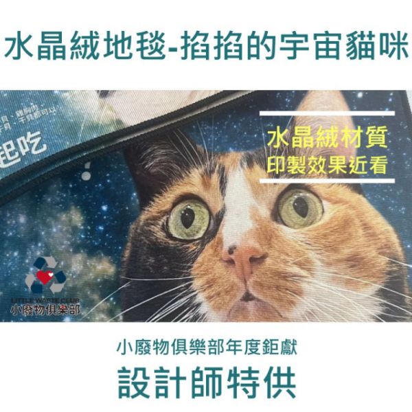 水晶絨地毯-掐掐的宇宙貓咪 