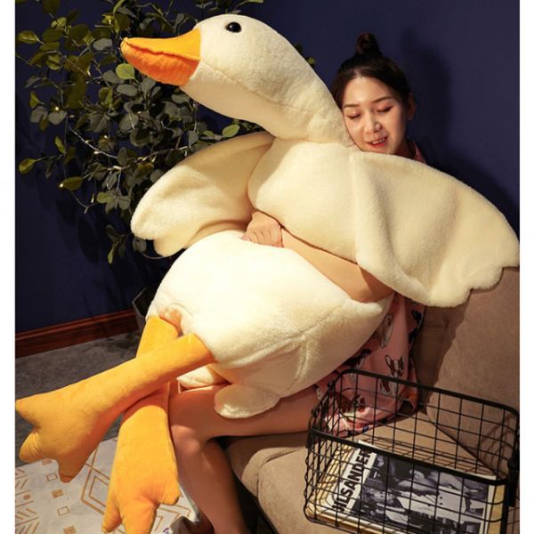大白鵝絨毛玩具 超大型50/160/190公分 小廢物俱樂部,大白鵝,玩偶,填充玩具,felissimo