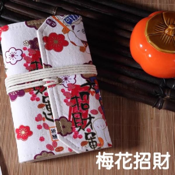 日式風格棉麻布手帳本 