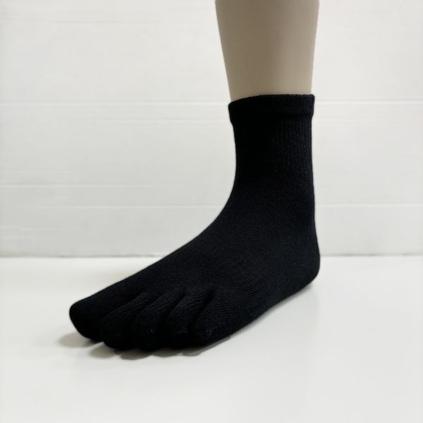 石墨烯五指襪-黑F 女襪,男襪,除臭襪,機能襪,除臭,機能,消臭,腳臭,五趾襪,五指襪,石墨烯,腳跟,