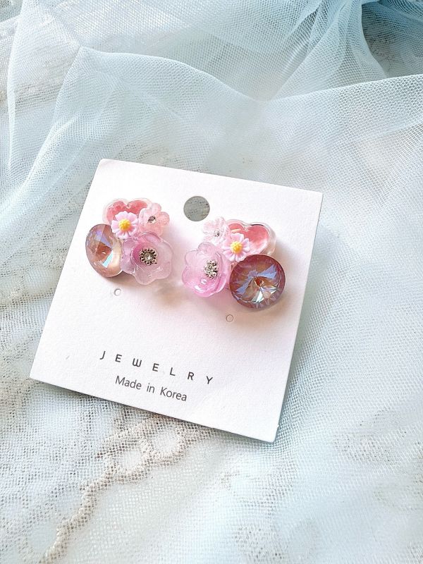 蜜糖感精緻手工耳環 