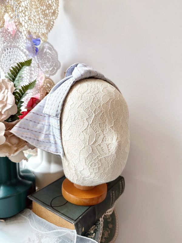 打結式仿帽棉質造型日系髮圈 