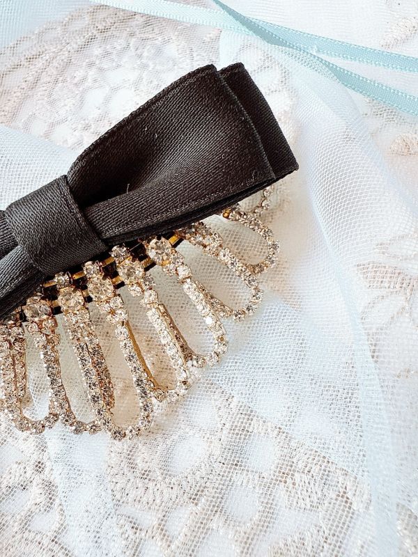 簡約氣質典雅小公主彈跳夾 