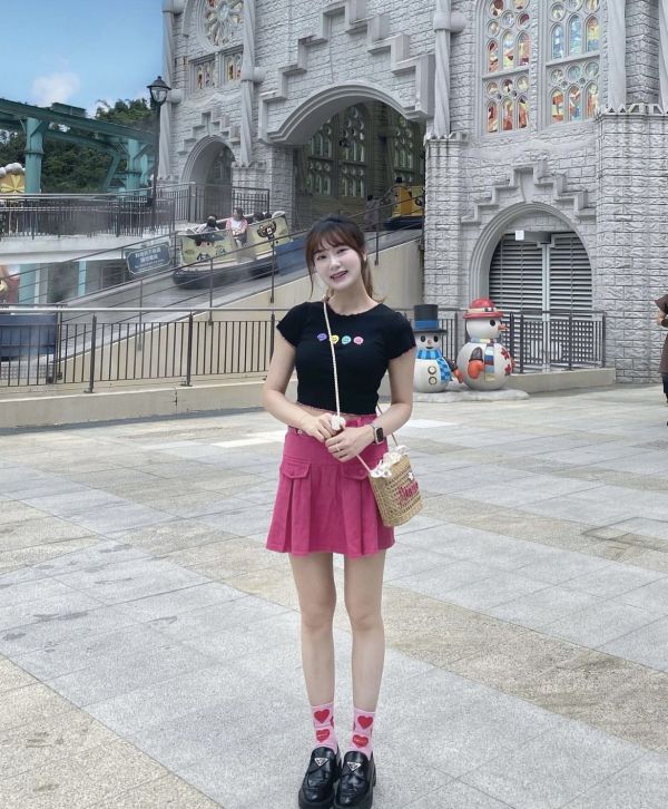 樹酯珍珠串愛心、蝴蝶結戒指 