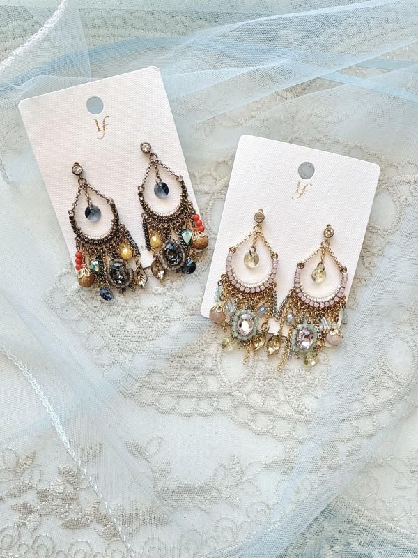 珠寶工設計波希米亞風垂墜耳環 