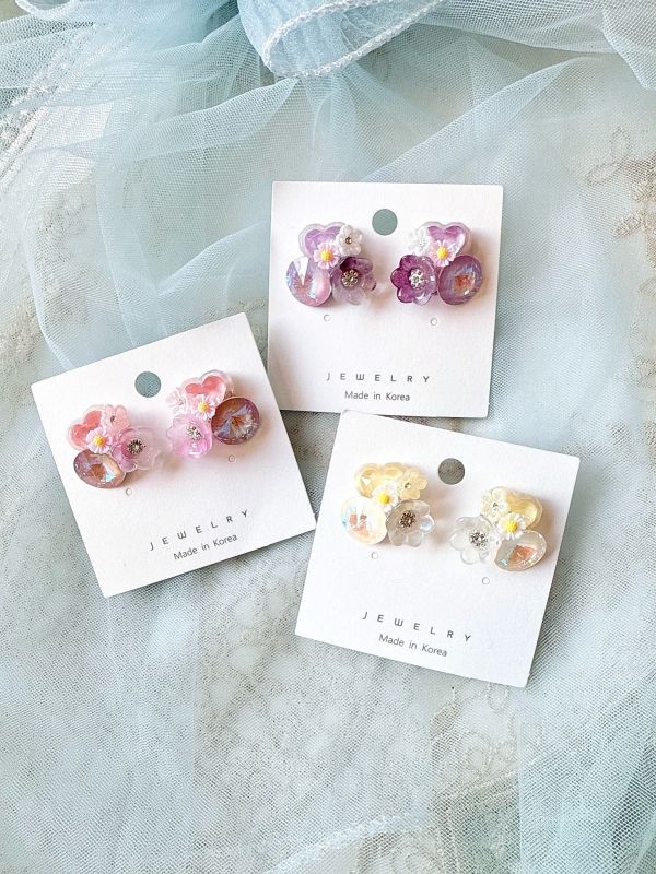 蜜糖感精緻手工耳環 