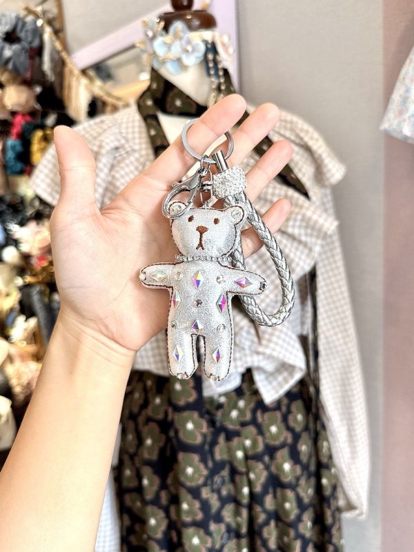 AB彩鑽華麗貴氣小熊男孩吊飾掛墜 