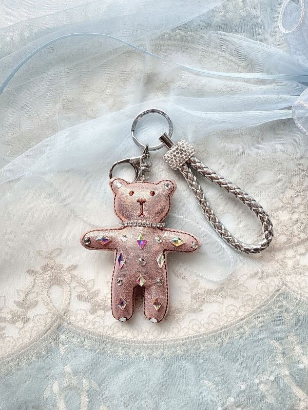 AB彩鑽華麗貴氣小熊男孩吊飾掛墜 
