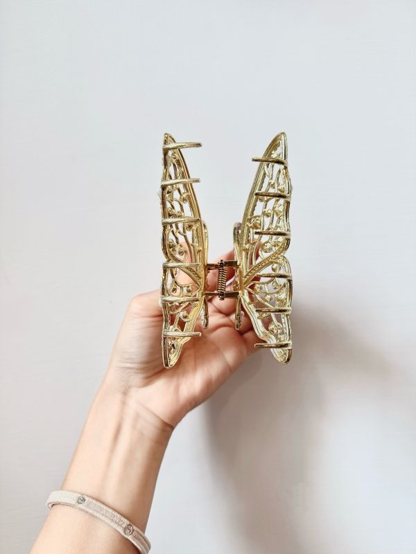 珍珠精緻華麗款金屬抓夾 