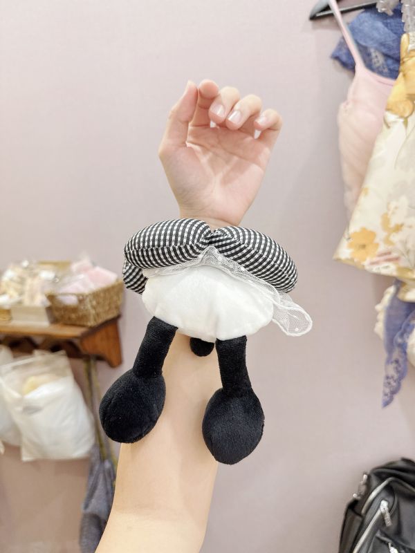 胖嘟嘟卡通花型髮束 