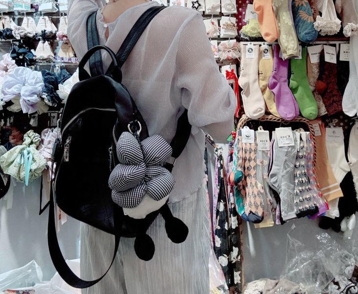 胖嘟嘟卡通花型髮束 