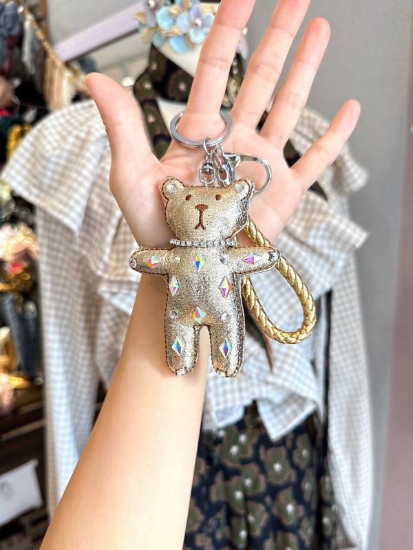 AB彩鑽華麗貴氣小熊男孩吊飾掛墜 