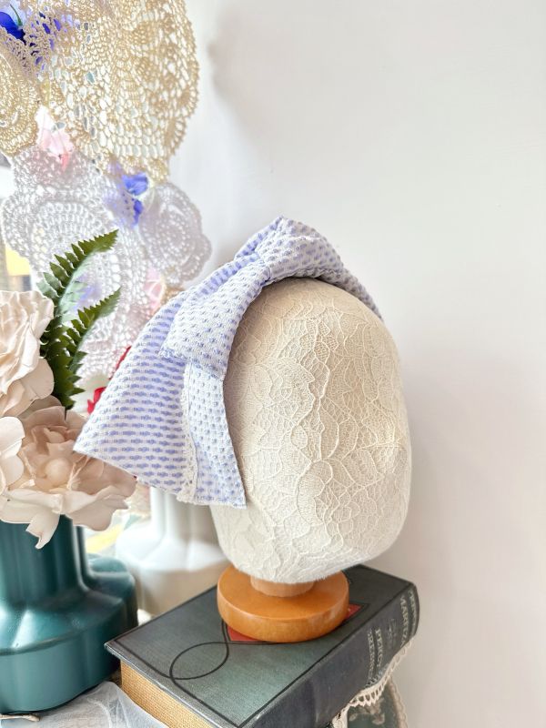 打結式仿帽立體棉造型日系髮圈 