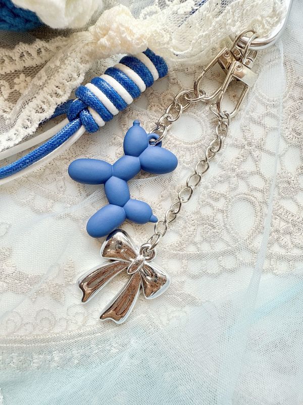 針織捧花日系搭配手機墜飾/吊飾/掛墜 