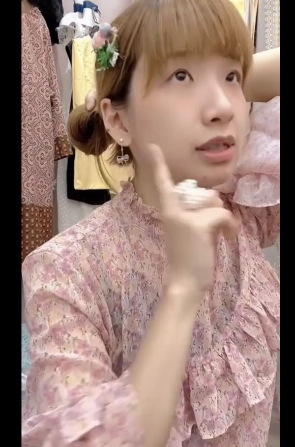 手工森林系雪紡花朵髮夾 