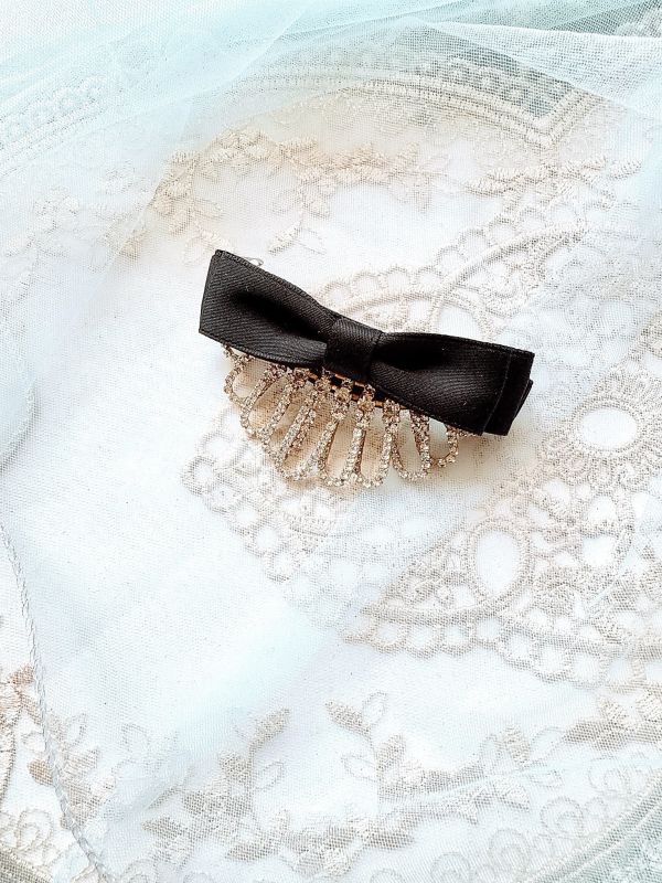 簡約氣質典雅小公主彈跳夾 