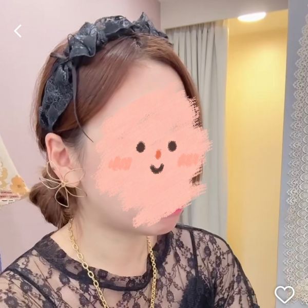 夢幻甜美蝴蝶結精緻蕾絲髮圈 