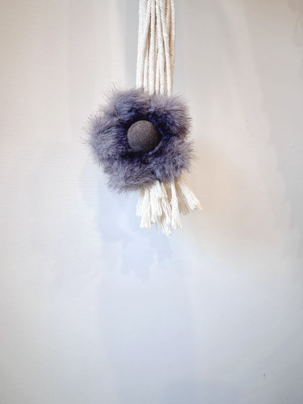 絨毛花型可愛感抓夾 