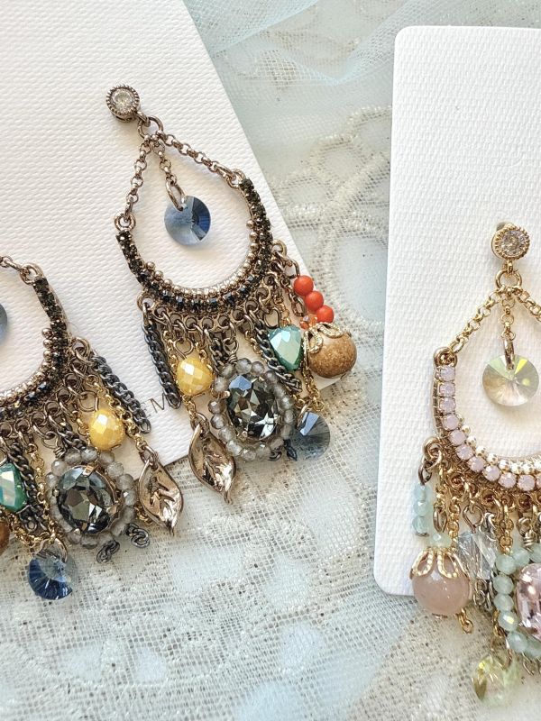 珠寶工設計波希米亞風垂墜耳環 