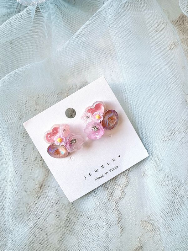 蜜糖感精緻手工耳環 