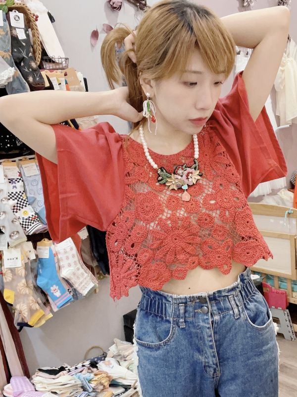 獨家設計姹紫嫣紅刺繡項鍊 