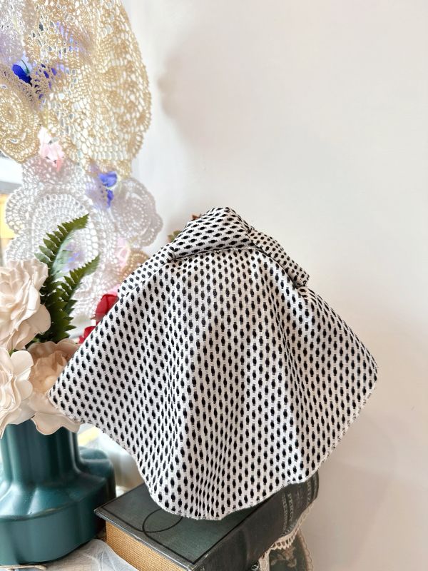 打結式仿帽立體棉造型日系髮圈 