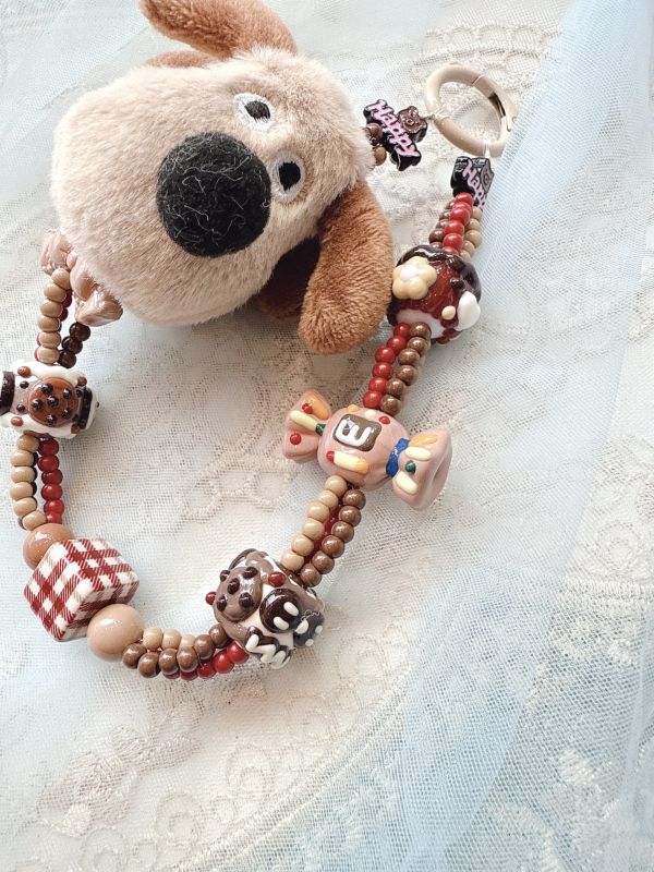 韓國手工羊毛氈/娃娃串出吊墜 