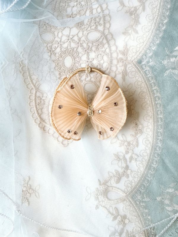 閃耀香檳金髮束 