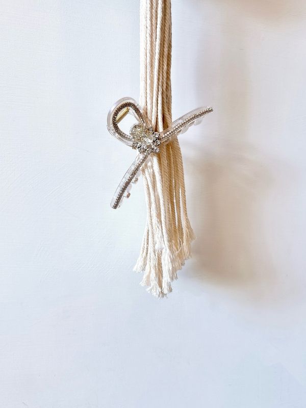 精緻水鑽雕花寶石排鑽抓夾 