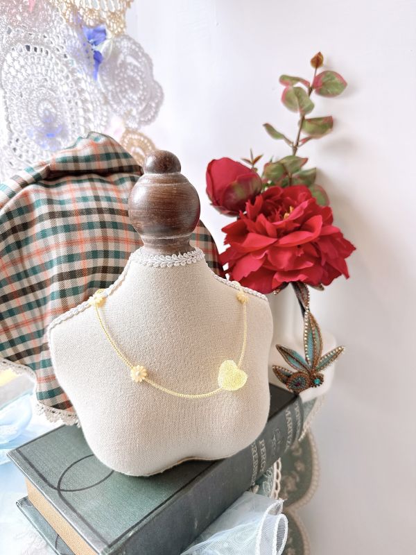 可愛糖果糖霜愛心小花短鏈 