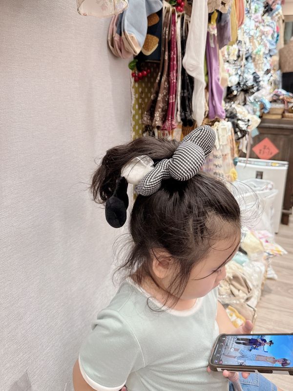 胖嘟嘟卡通花型髮束 