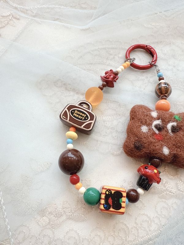 韓國手工羊毛氈/娃娃串出吊墜 