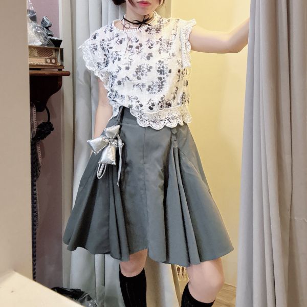 韓國修身挺版學生感帥性短裙 