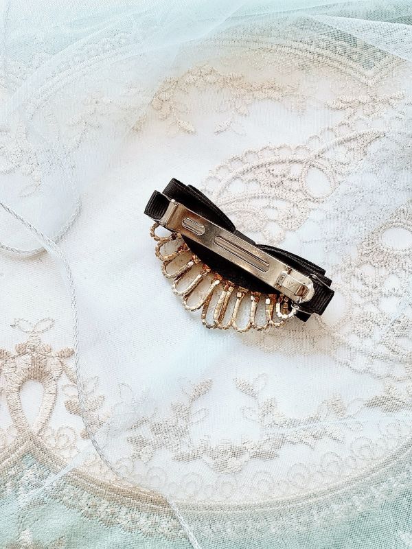 簡約氣質典雅小公主彈跳夾 