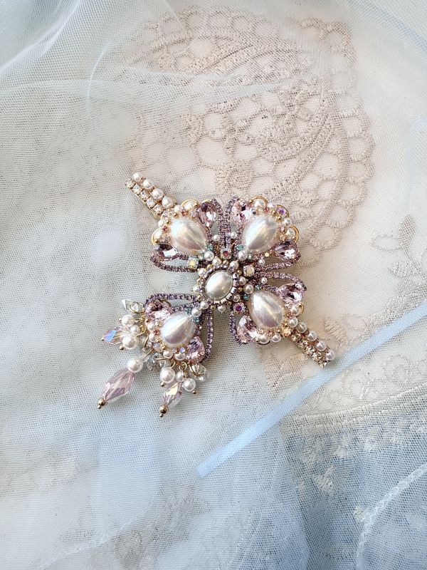 歐式宮廷浮華公主彈跳夾 