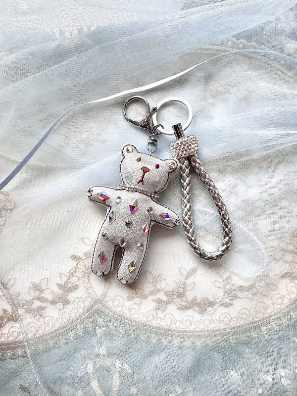 AB彩鑽華麗貴氣小熊男孩吊飾掛墜 