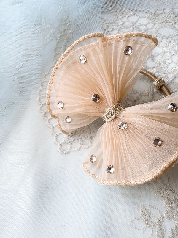 閃耀香檳金髮束 