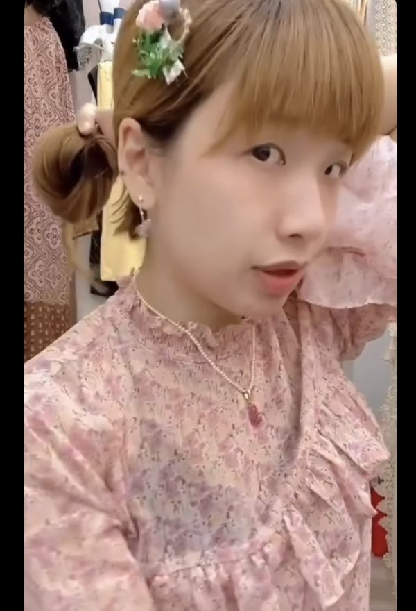 手工森林系雪紡花朵髮夾 