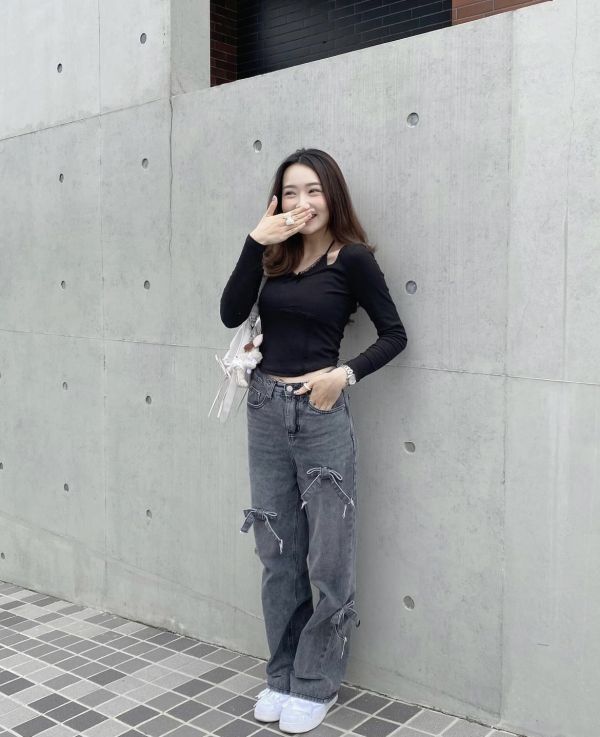 樹酯珍珠串愛心、蝴蝶結戒指 