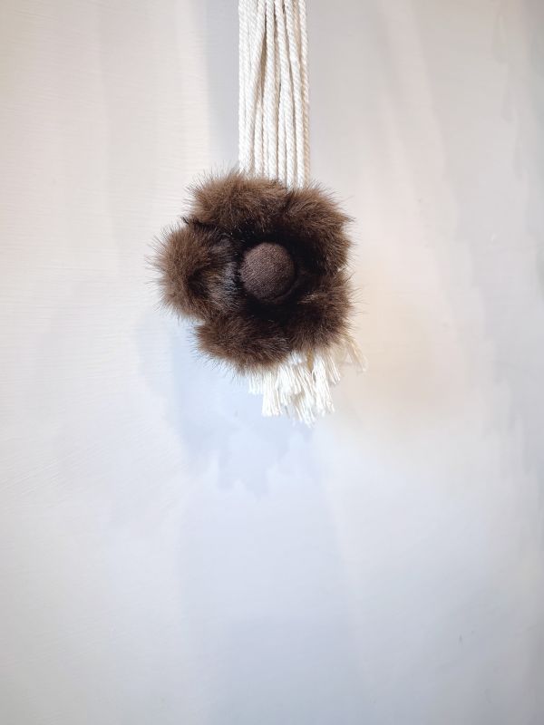 絨毛花型可愛感抓夾 