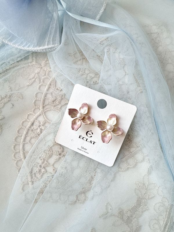 油滴霧面油畫花朵 