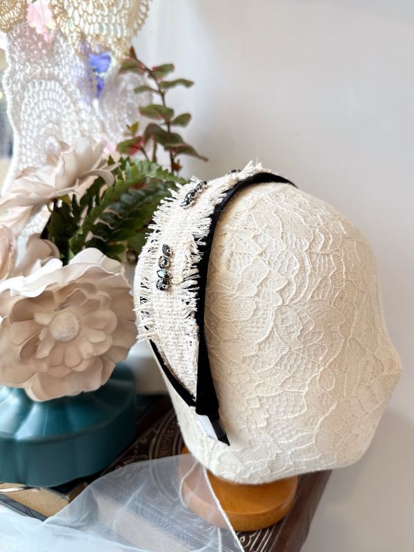 流蘇編織低奢髮圈 