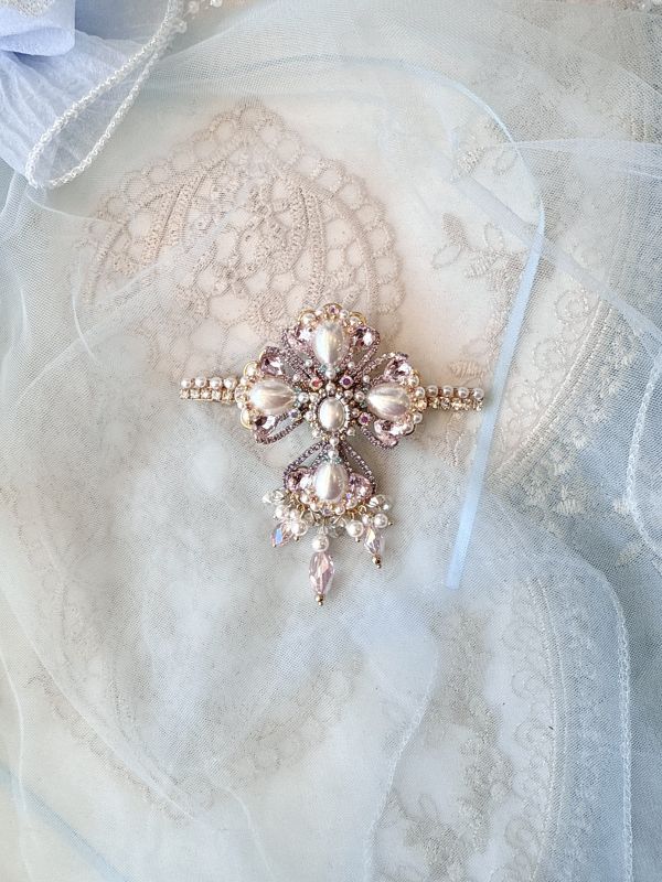 歐式宮廷浮華公主彈跳夾 