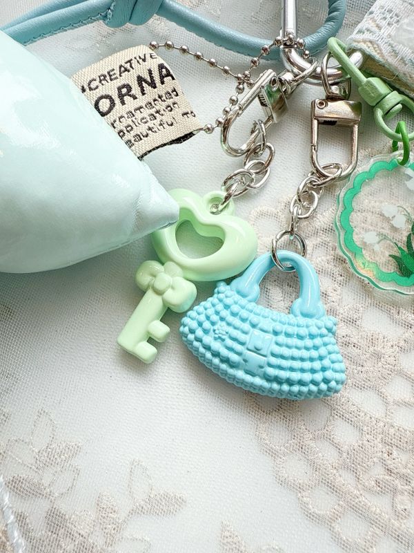 胖嘟嘟蝴蝶結可愛日系感吊飾/掛飾 